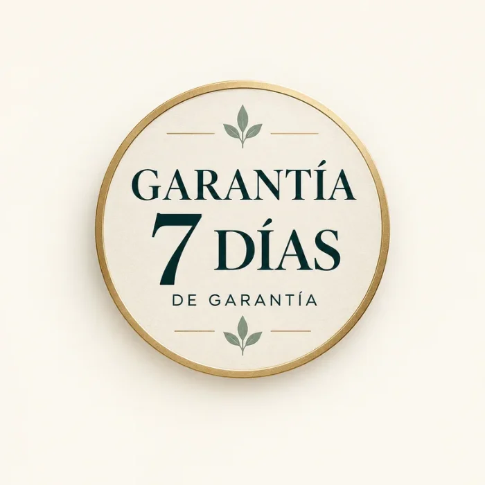 Sello circular de garantía de 7 días